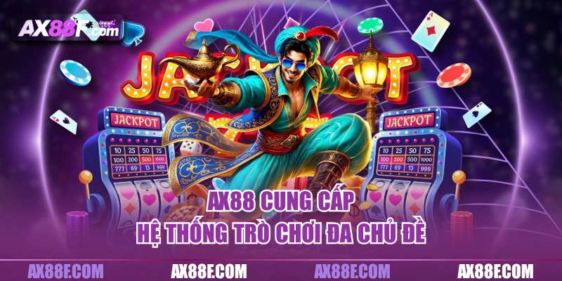 AX88 cung cấp hệ thống trò chơi đa chủ đề